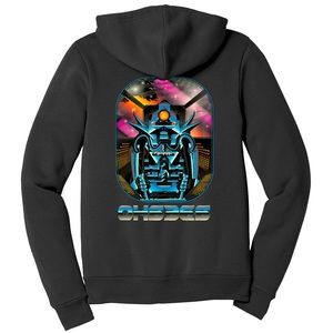 NEW OHSEES “Robot” Hoodie in Black Cotton Size SMALL